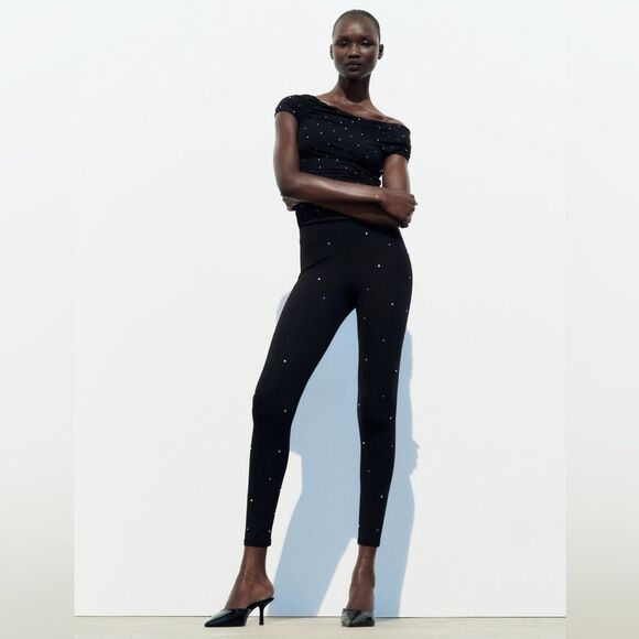 Zara Pants - ZARA SPARKLY LEGGINGS